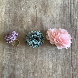 Ring verstelbaar met middelgrote bloem