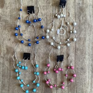 Kettingset met miracle beads. In verschillende kleuren